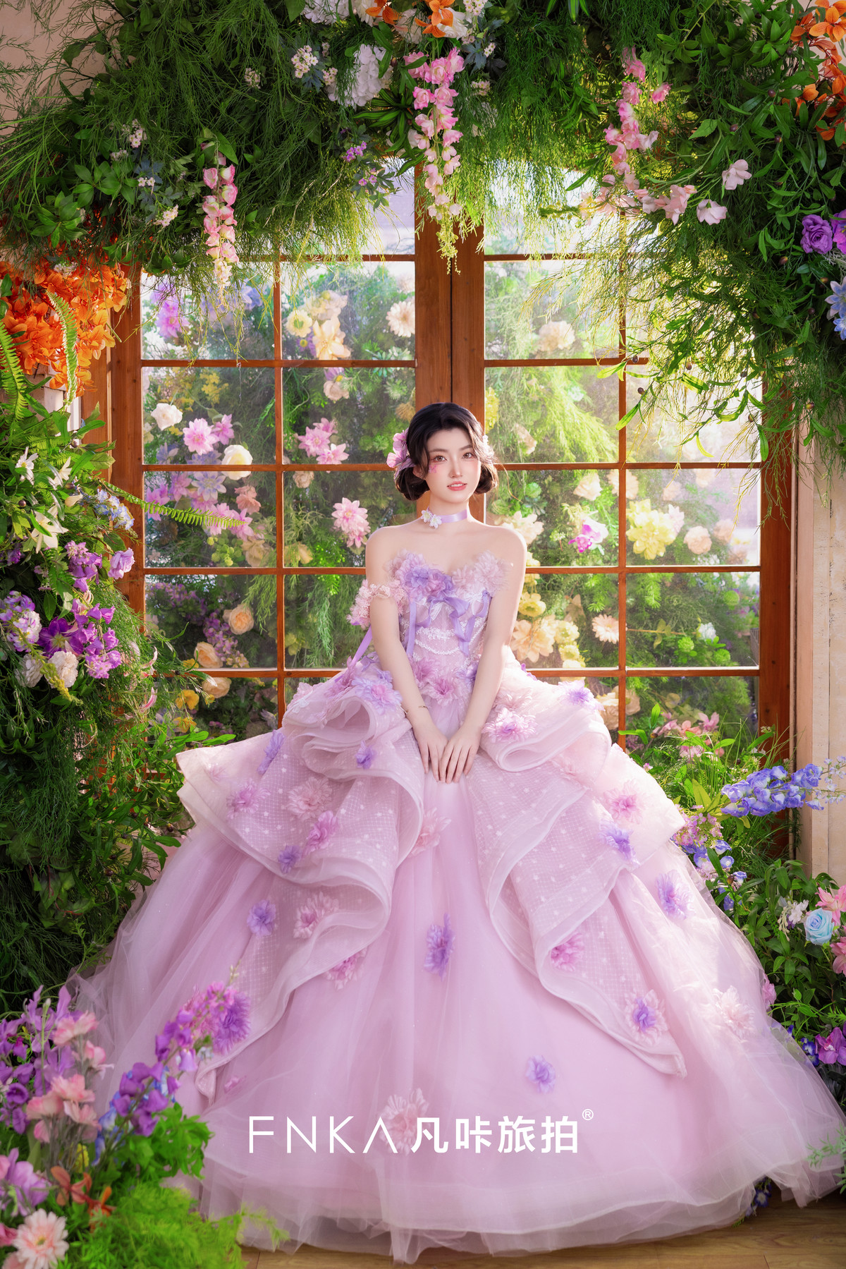 花房婚纱照1