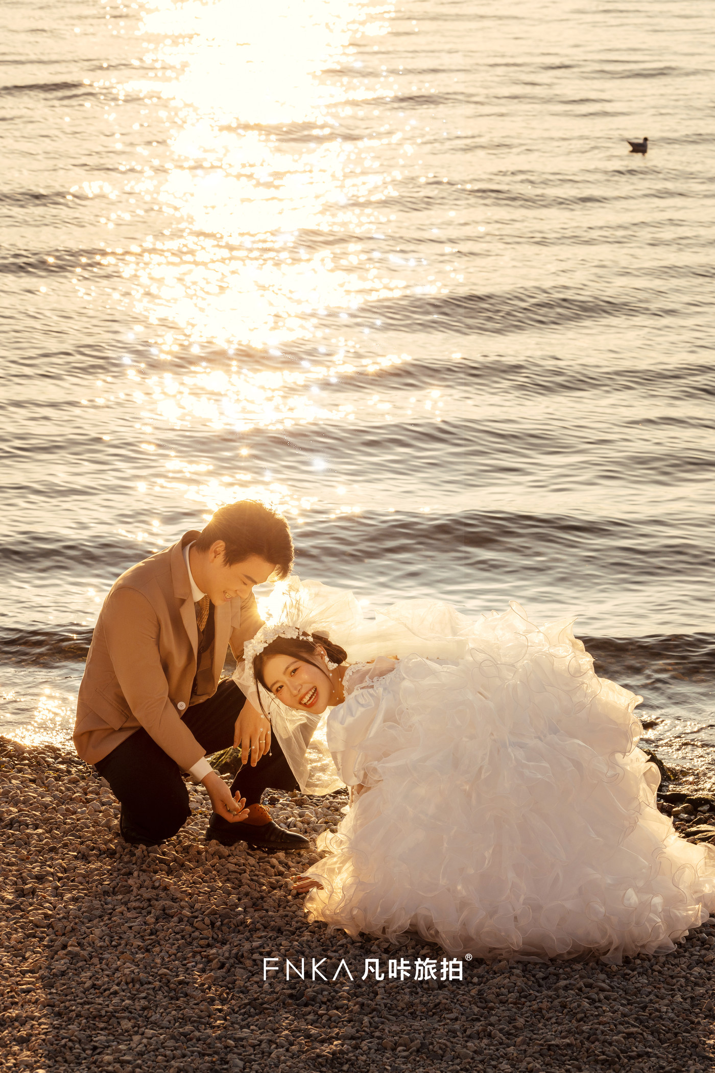 客片-夕阳洱海婚纱照4