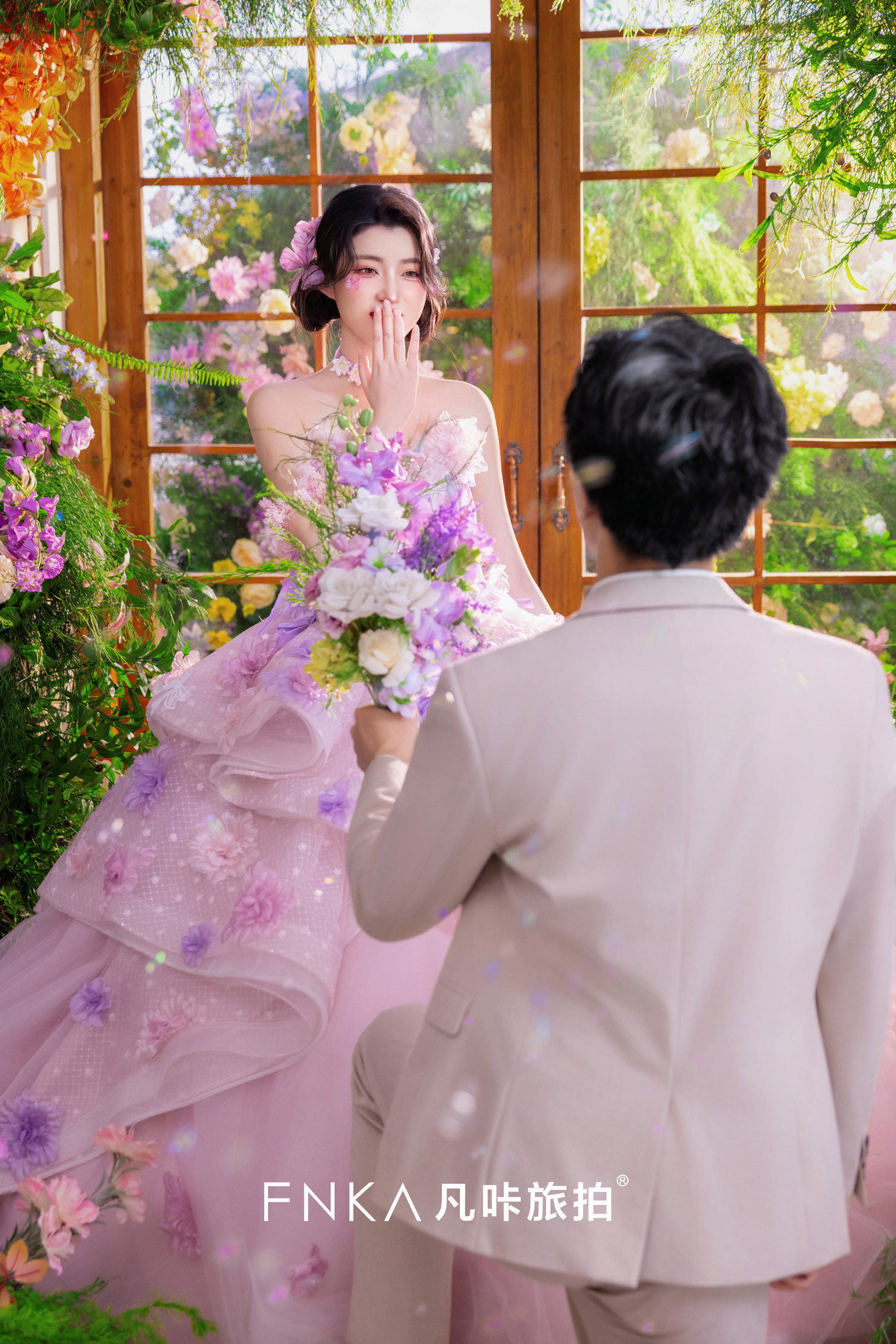 花房婚纱照3