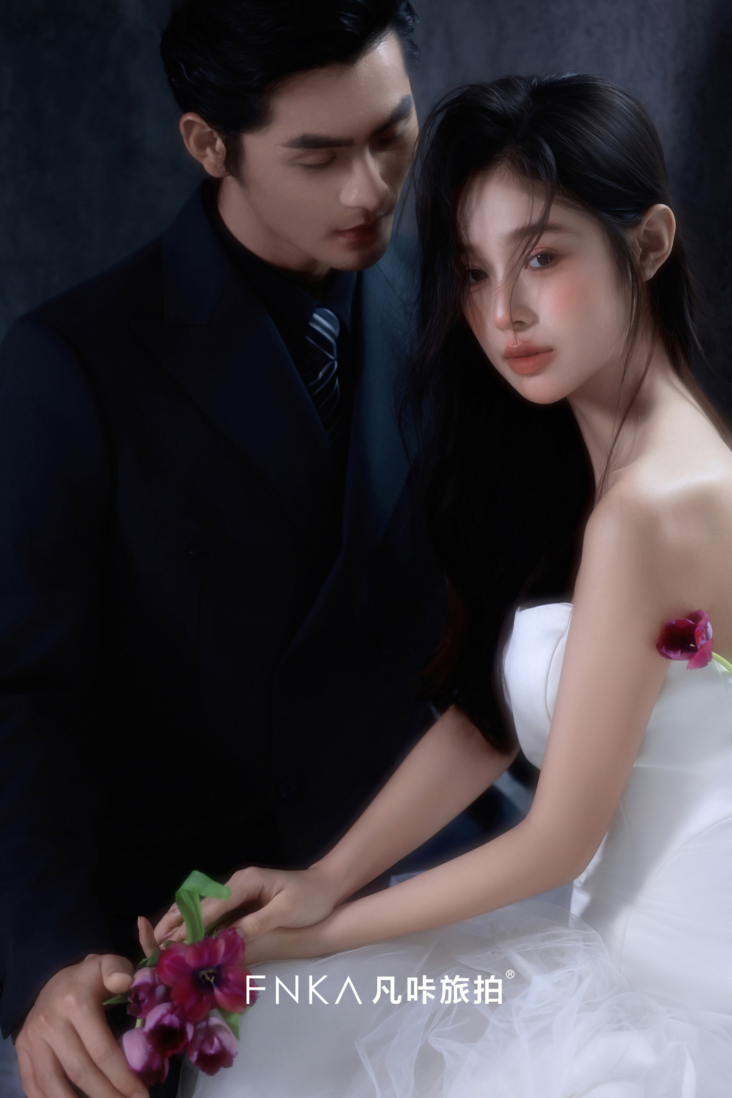 侘寂风婚纱照1