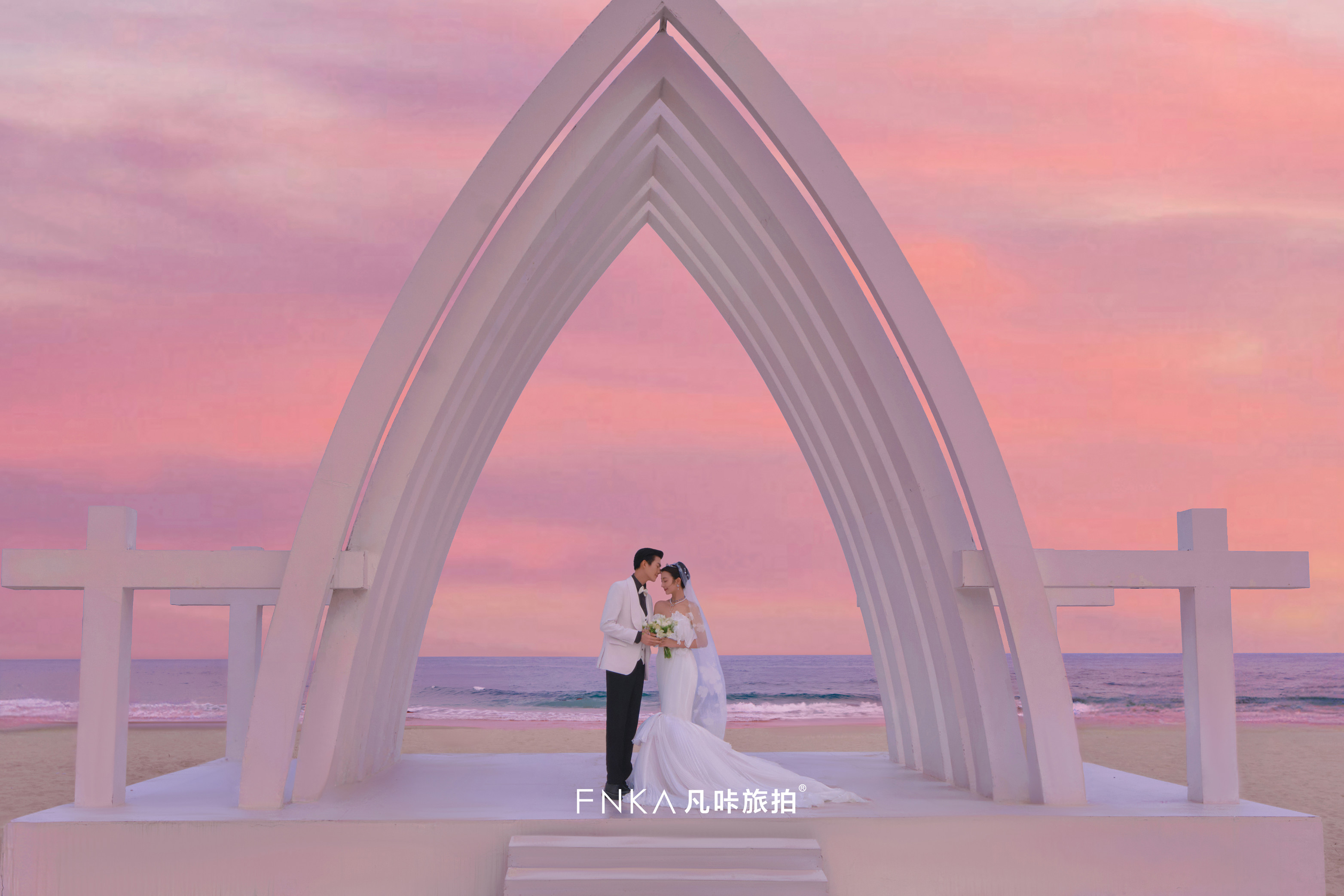 清水湾教堂婚纱照7