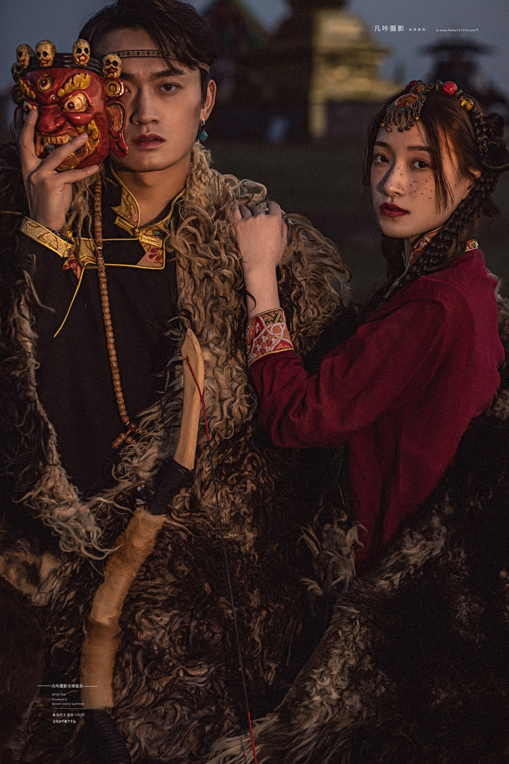 藏服婚纱照1