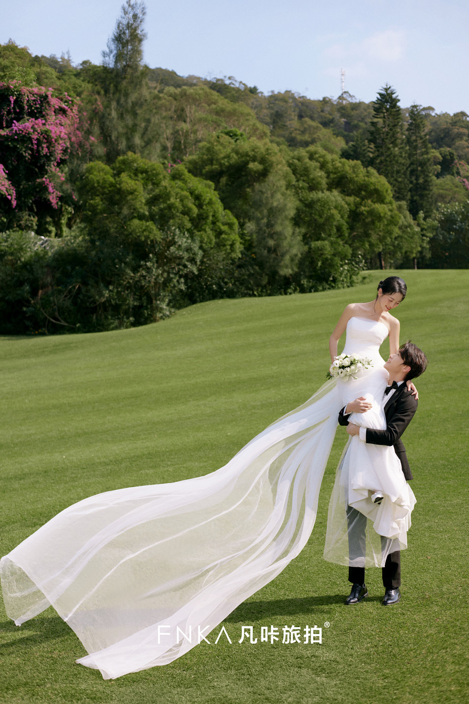 上李水庫-草坪婚紗照1