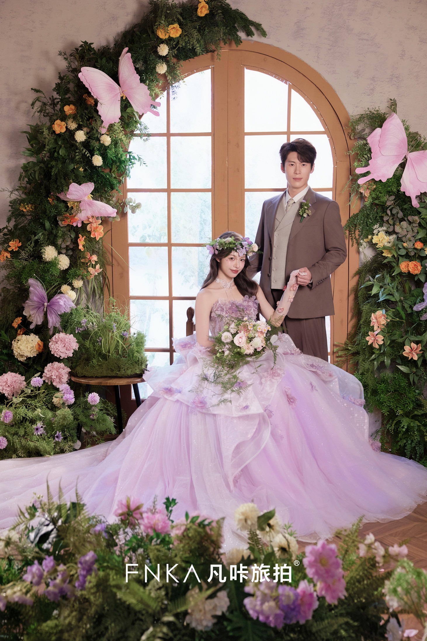 花房婚纱照7